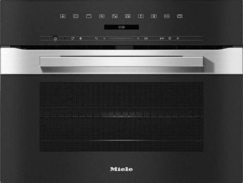 Компактный духовой шкаф с СВЧ Miele H7240BM EDST/CLST