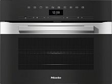 Компактный духовой шкаф с СВЧ Miele H7440BM EDST/CLST