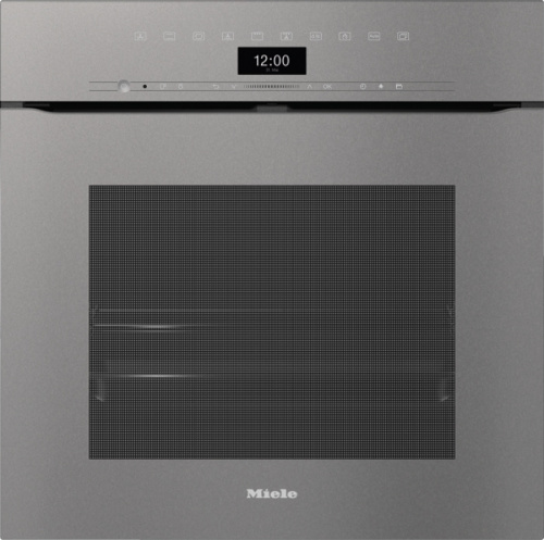 Духовой шкаф с фасадом без ручек Miele H 7464 BPX GRGR
